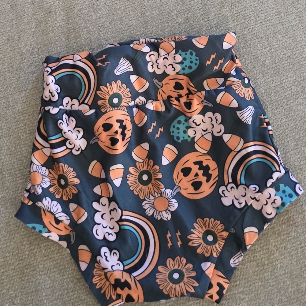 *Handmade boutique Halloween 3-6 months bummies, worn once